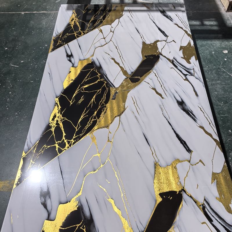 Marble Alternative Phab Ntsa Vaj Huam Sib Luag UV Marble Board 1220mm * 2440mm
