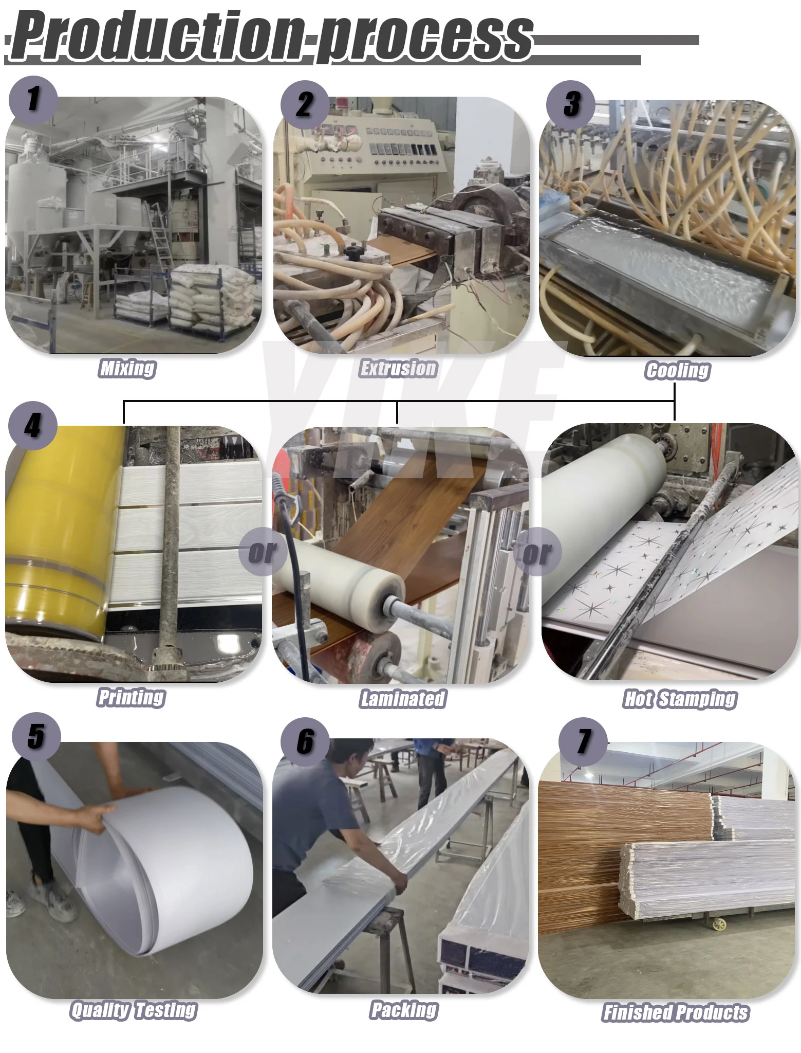 PVC ceiling panel production PVC ceiling panel production