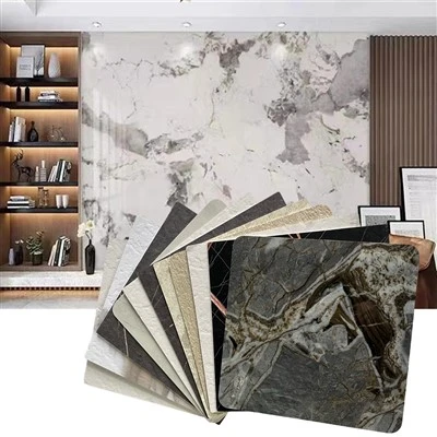 Sab hauv PVC marble daim ntawv