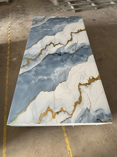 PVC marble daim ntawv rau phab ntsa