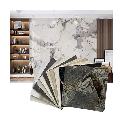 PVC UV Marble Vaj Huam Sib Luag